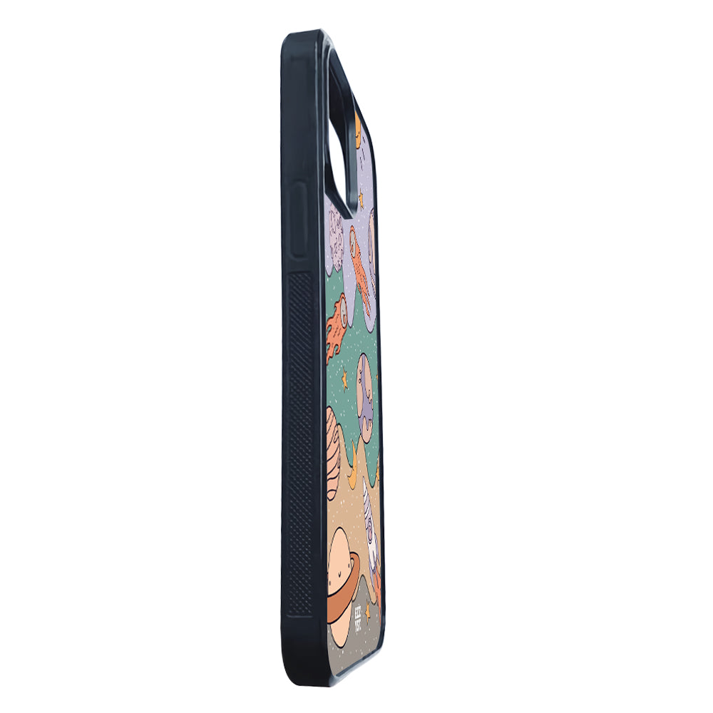 Melting Space Rockets and Meteors Magsafe iPhone Case