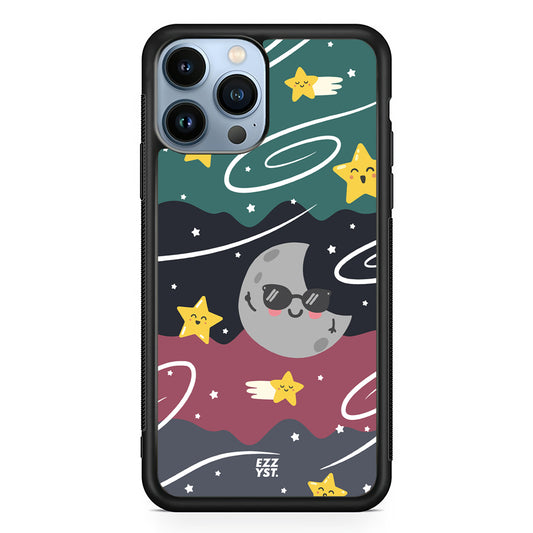 Melting Space The Moon Enjoys the Breeze Magsafe iPhone Case