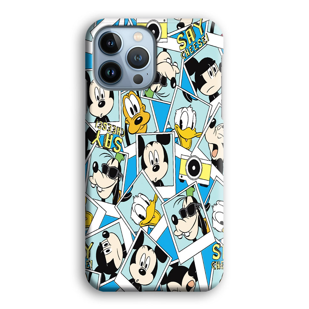 Mickey Family Photo In Frame iPhone 15 Pro Case