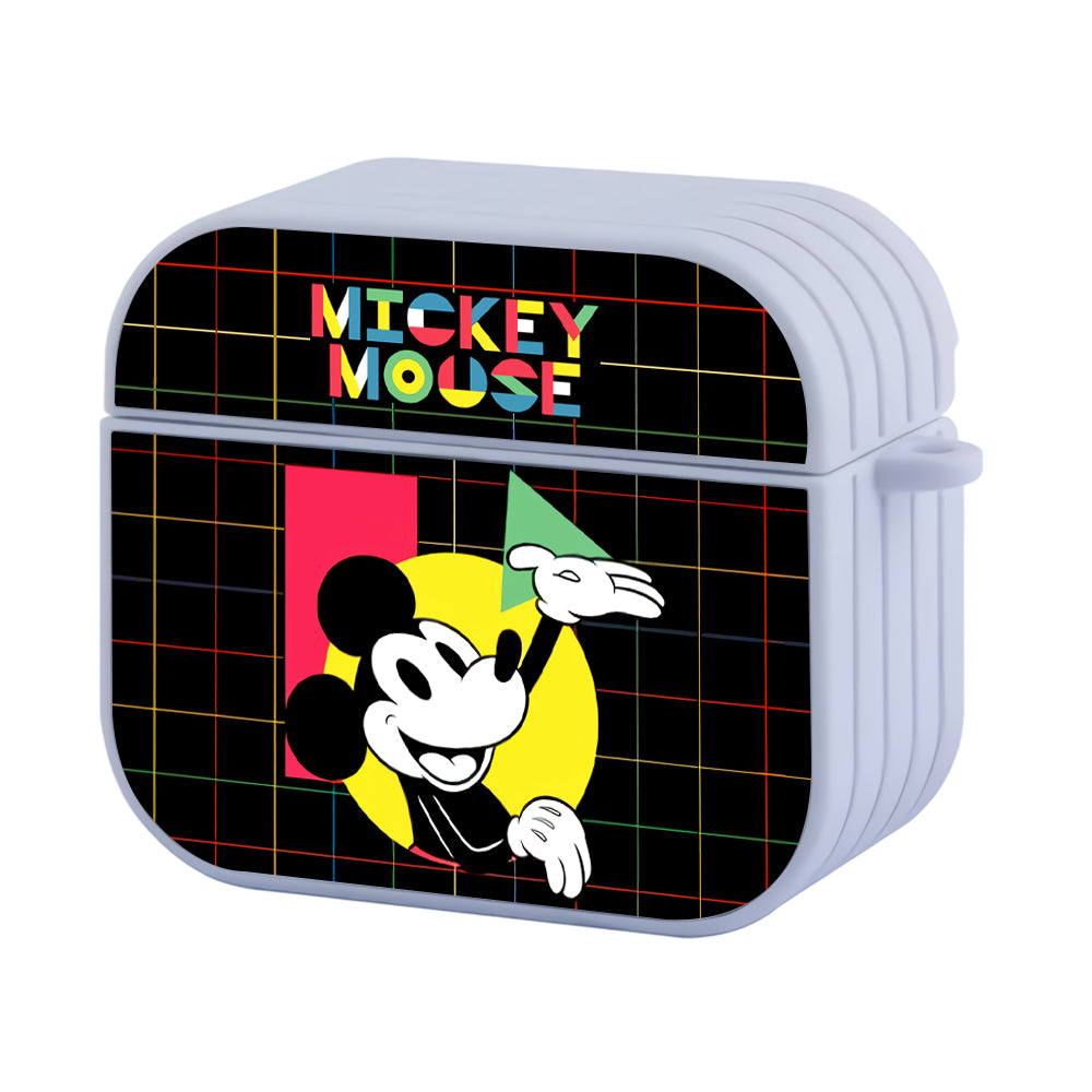 Mickey Mouse Shape Art Hard Plastic Case Cover For Apple Airpods 3