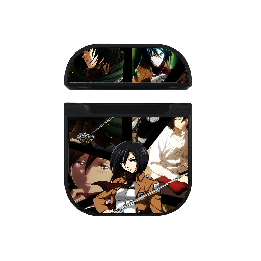 Mikasa Attack on Titan Hard Plastic Case Cover For Apple Airpods