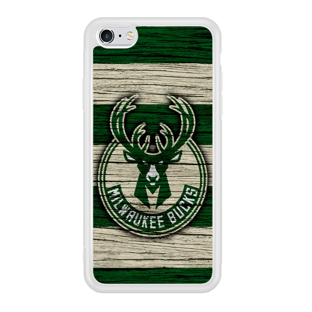 Milwaukee Bucks Logo Pattern Of Wood iPhone 6 | 6s Case