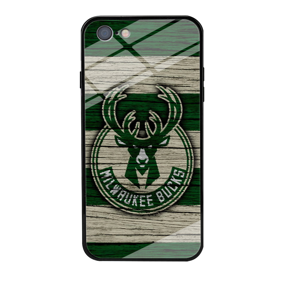 Milwaukee Bucks Logo Pattern Of Wood iPhone 6 | 6s Case