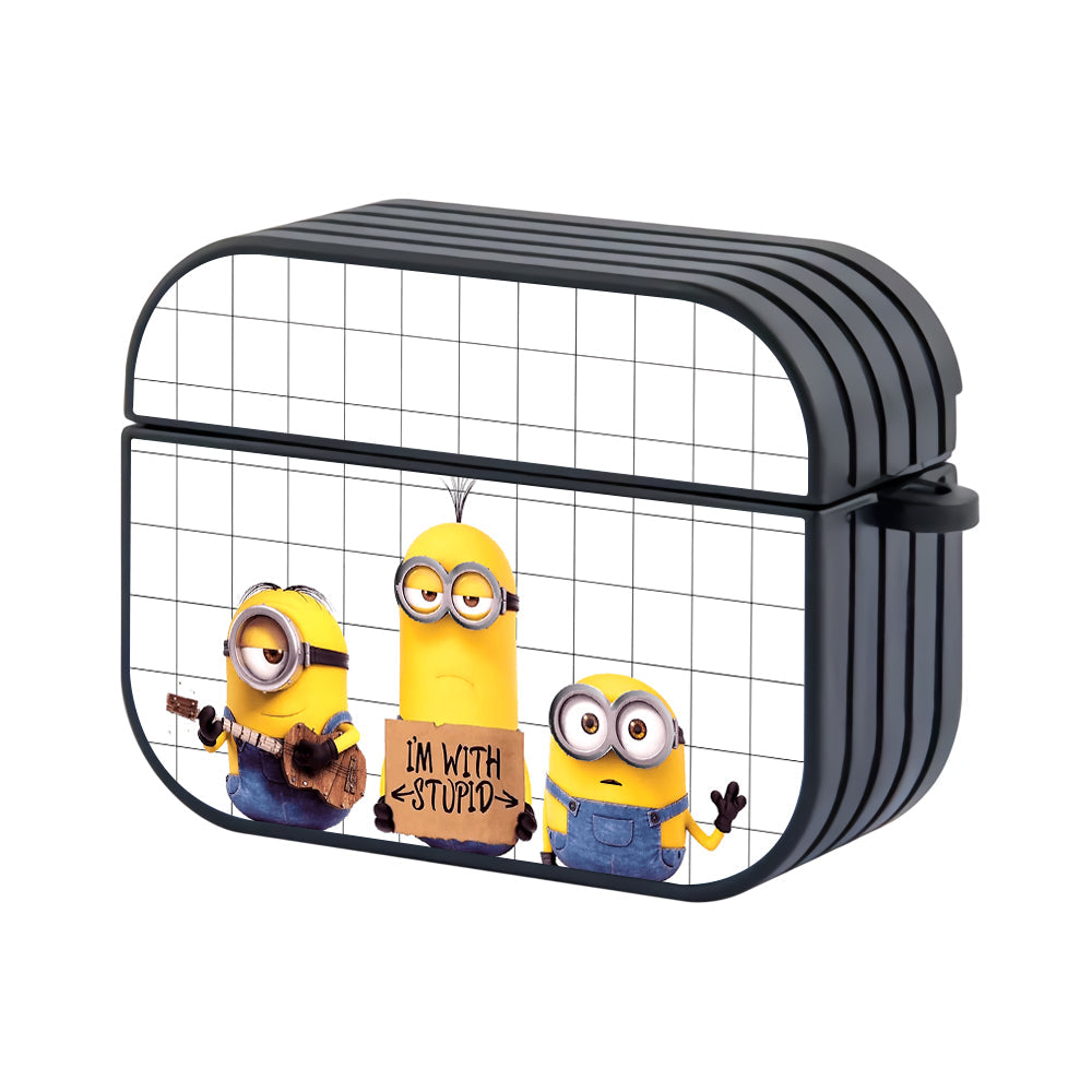 Minion Friends Joke Hard Plastic Case Cover For Apple Airpods Pro 2 - Ezzystore