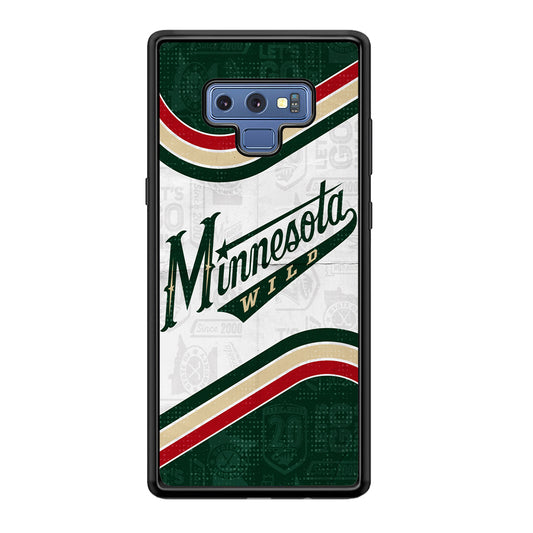 Minnesota Wild NHL Team Samsung Galaxy Note 9 Case