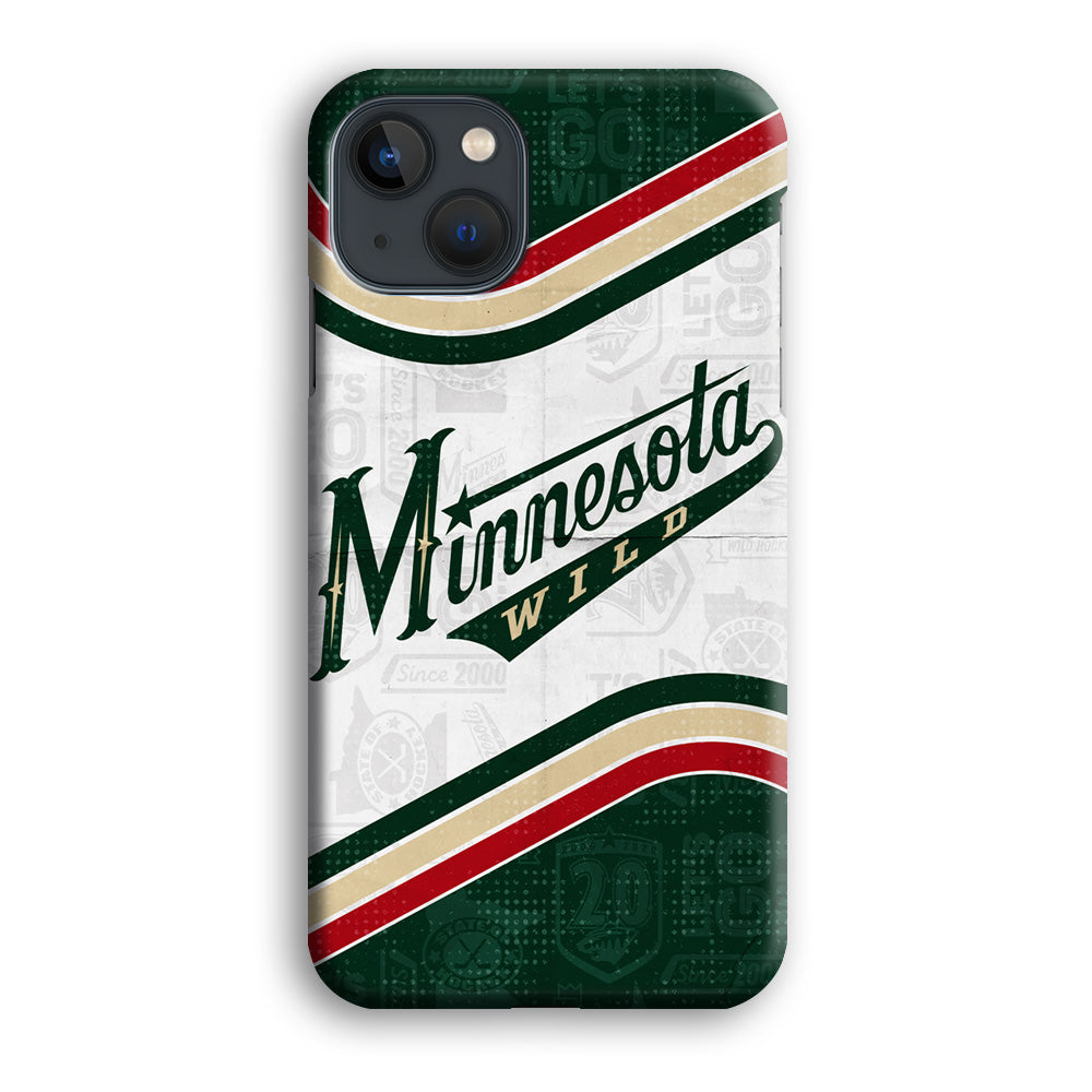 Minnesota Wild NHL Team iPhone 14 Plus Case