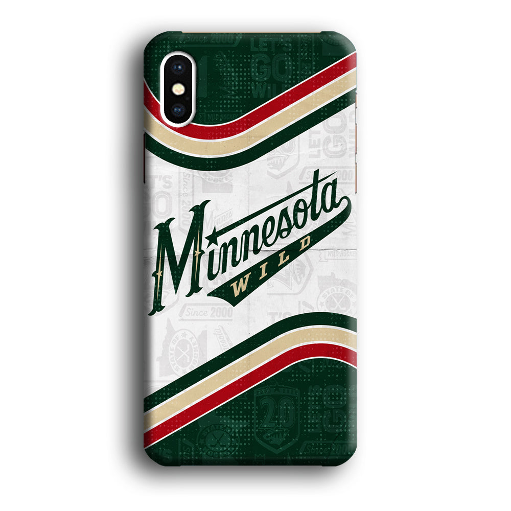 Minnesota Wild NHL Team iPhone X Case