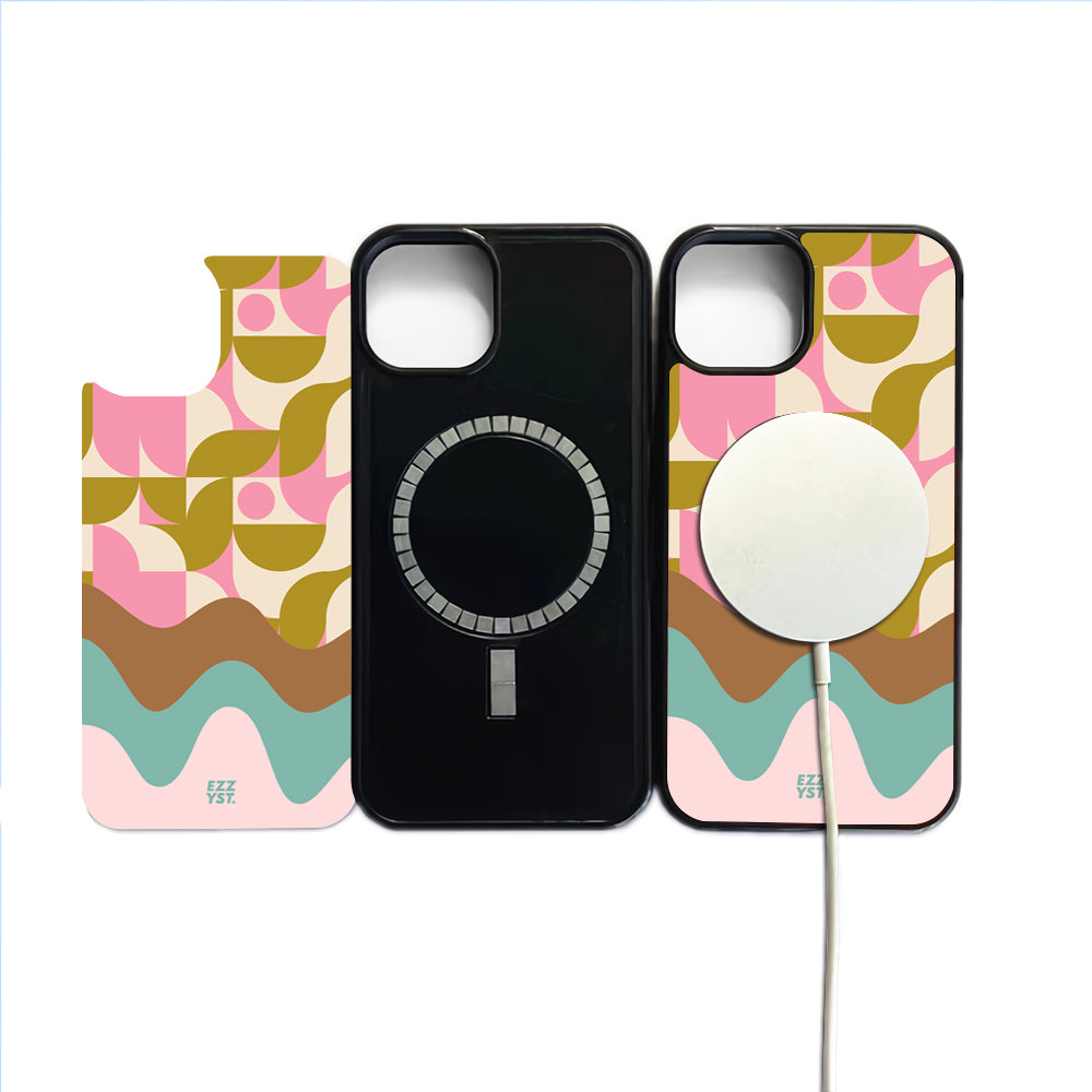 Mixing Shapes The Golden Flow Magsafe iPhone Case