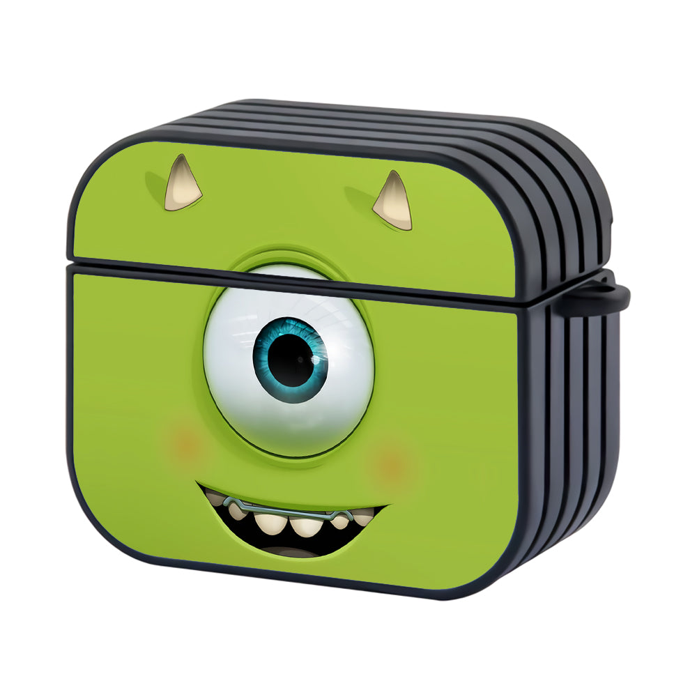 Monsters Inc Mike Face Hard Plastic Case Cover For Apple Airpods 3 - Ezzystore