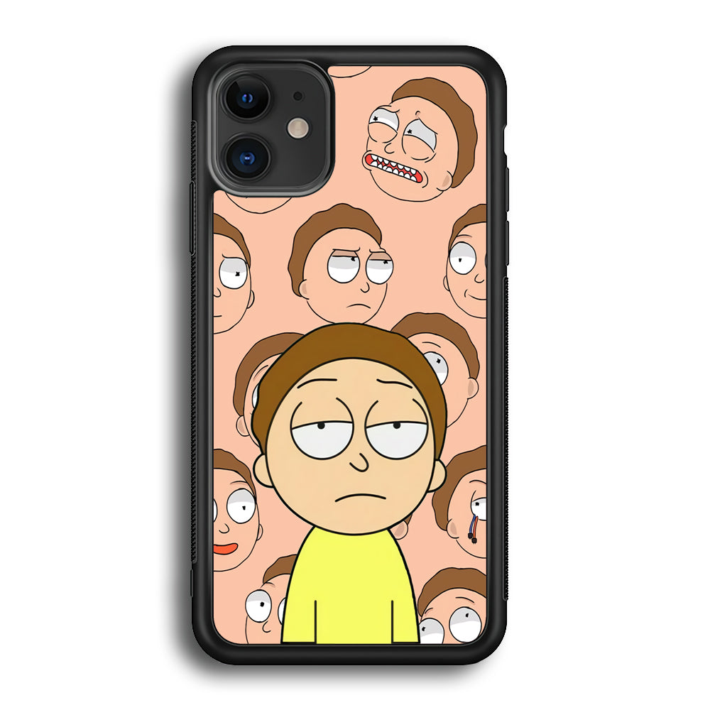 Morty Lazy Expression iPhone 12 Case