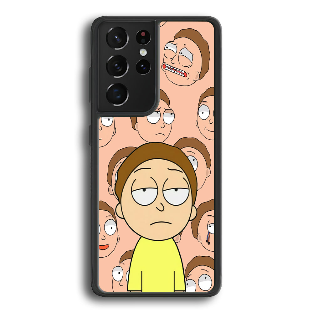 Morty Lazy Expression Samsung Galaxy S21 Ultra Case - Ezzystore