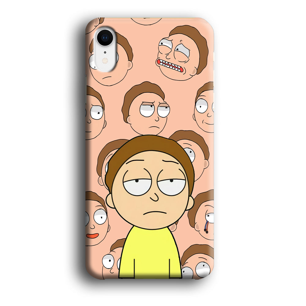 Morty Lazy Expression iPhone XR Case