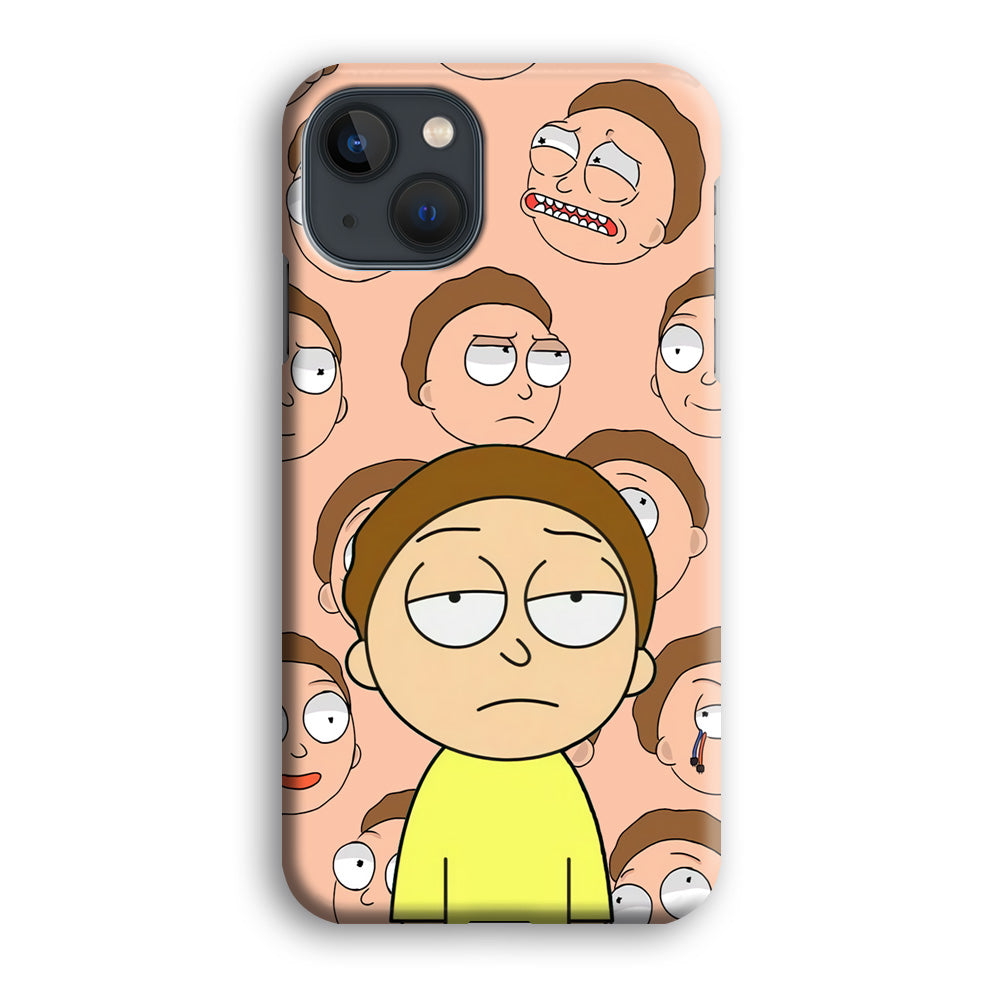Morty Lazy Expression iPhone 15 Case