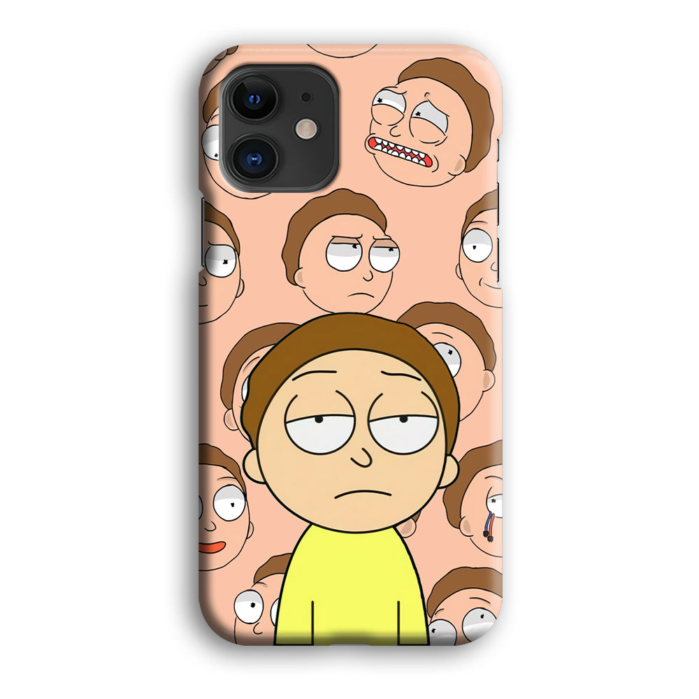 Morty Lazy Expression iPhone 12 Case