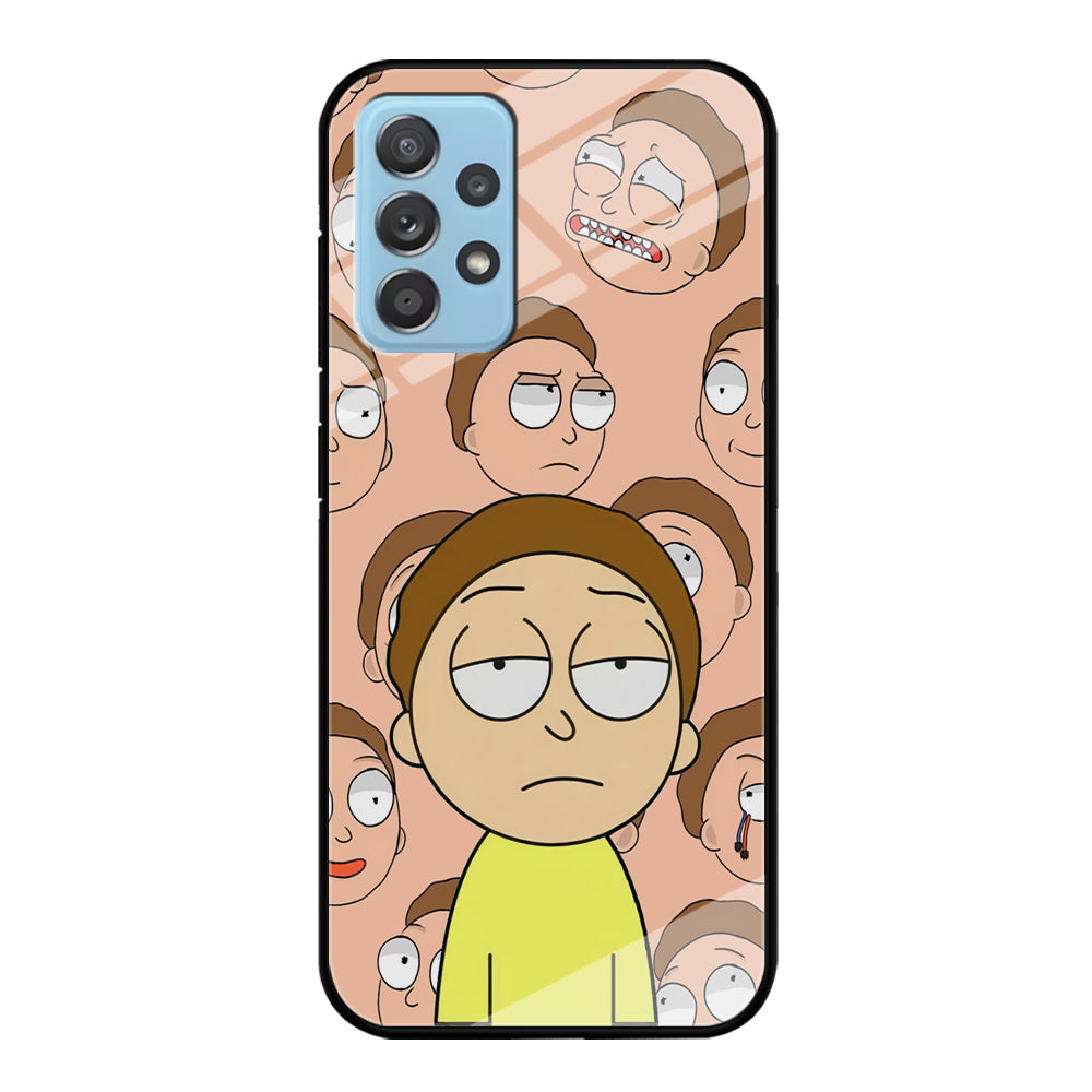 Morty Lazy Expression Samsung Galaxy A72 Case
