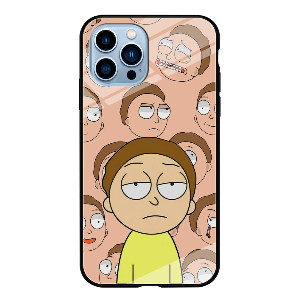 Morty Lazy Expression iPhone 14 Pro Case