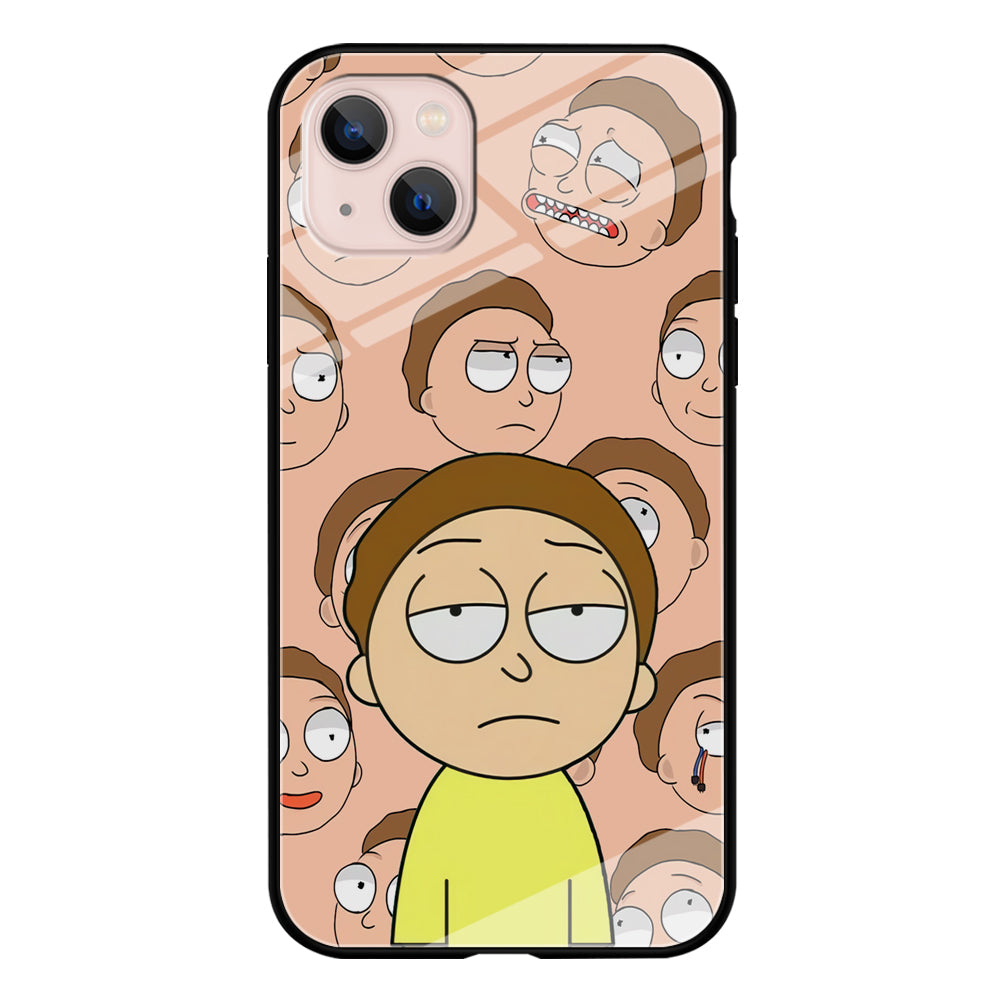 Morty Lazy Expression iPhone 14 Plus Case