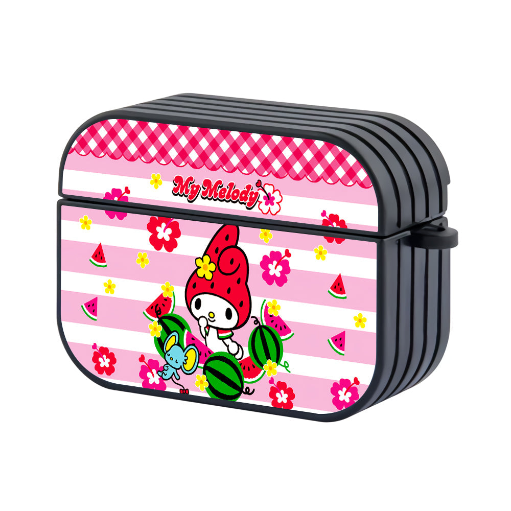 My Melody Fruit And Stripe Hard Plastic Case Cover For Apple Airpods Pro 2 - Ezzystore