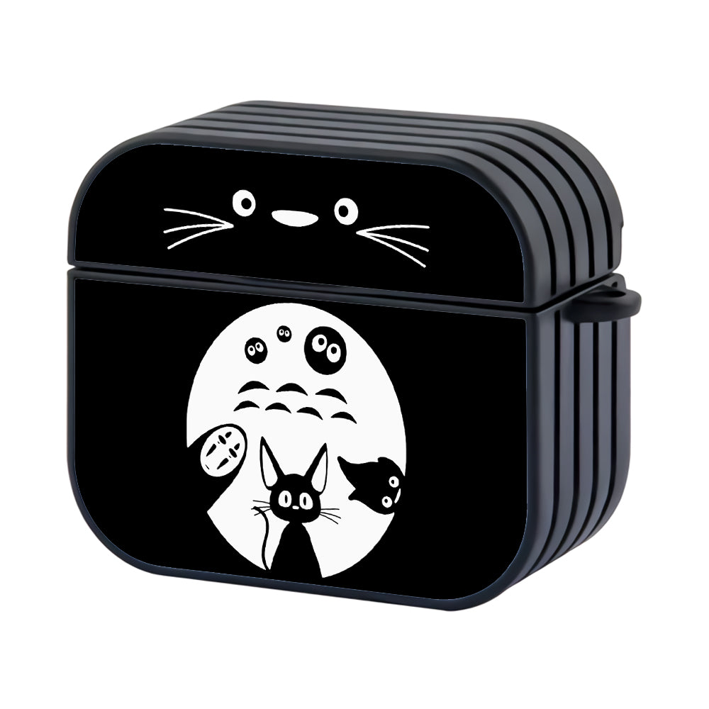 My Neighbor Totoro Silhouette Hard Plastic Case Cover For Apple Airpods 3 - Ezzystore