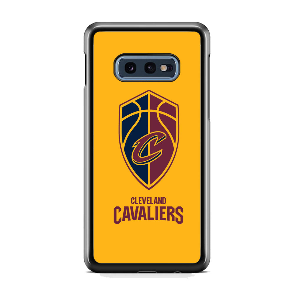 NBA Cleveland Cavaliers Yellow Shield Logo Samsung Galaxy 10e Case