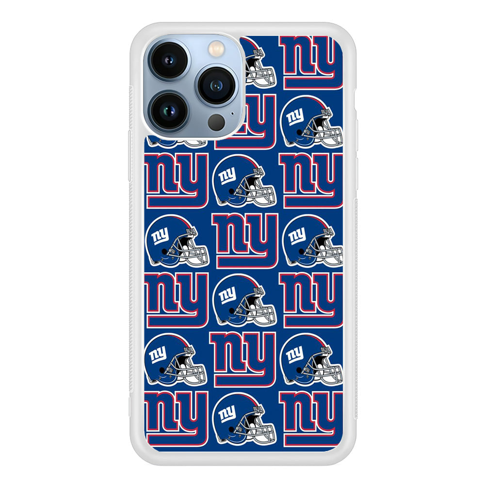 NFL New York Giant Helmet Logo iPhone 14 Pro Max Case