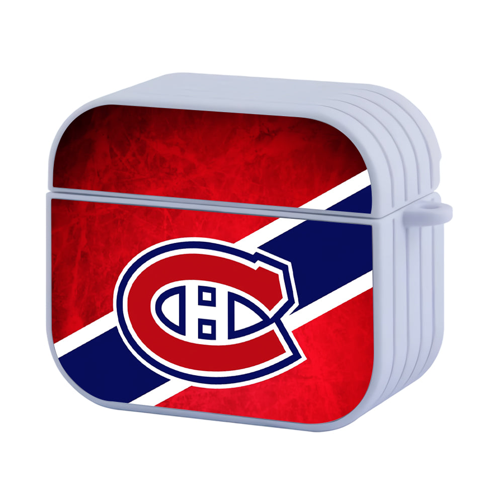 NHL Montreal Canadiens Team Hard Plastic Case Cover For Apple Airpods 3