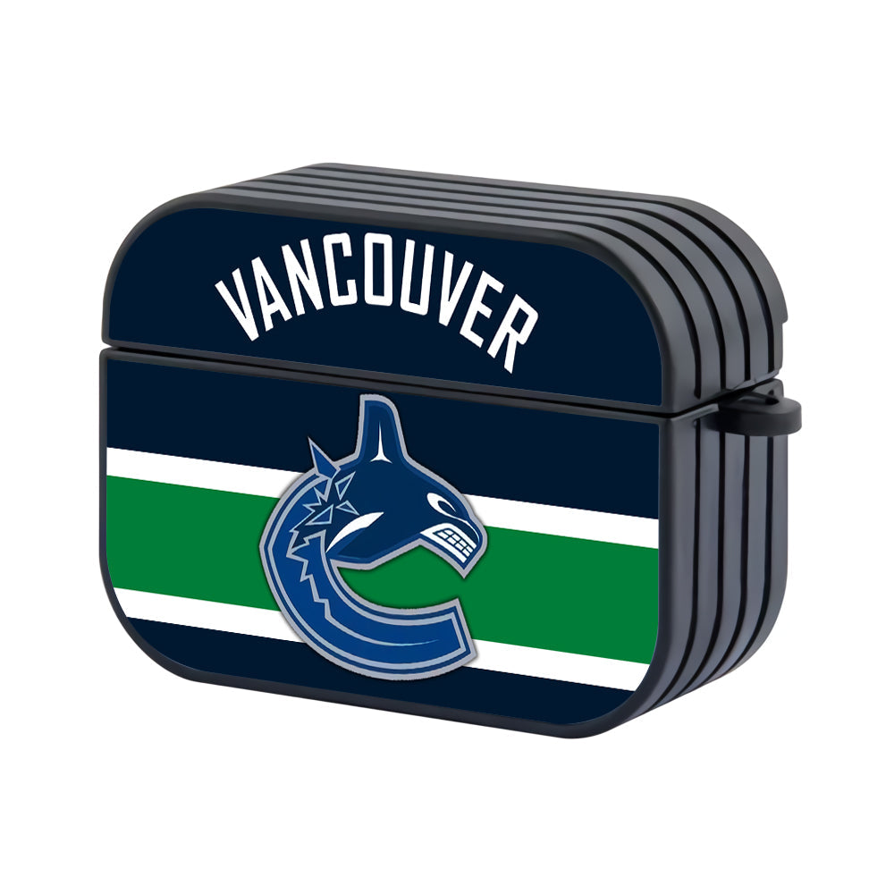 NHL Vancouver Canucks Hard Plastic Case Cover For Apple Airpods Pro 2 - Ezzystore