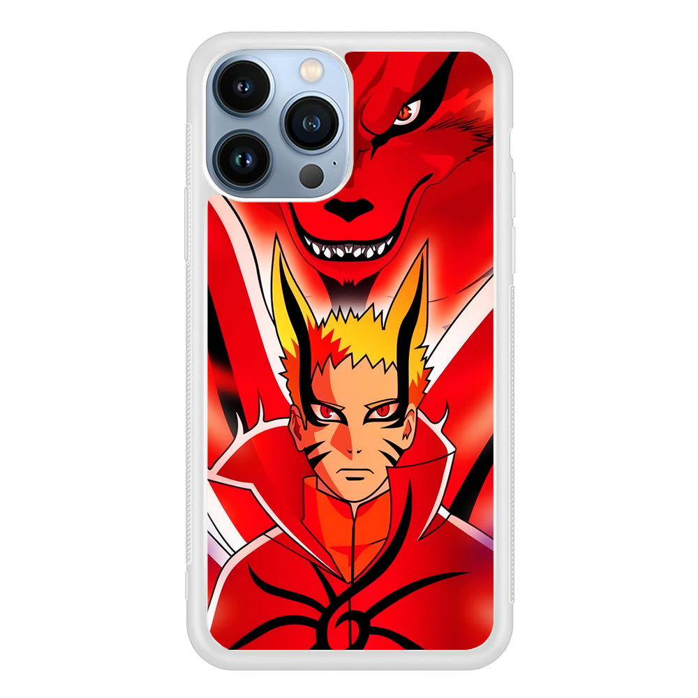 Naruto Baryon Mode x Kurama iPhone 14 Pro Case