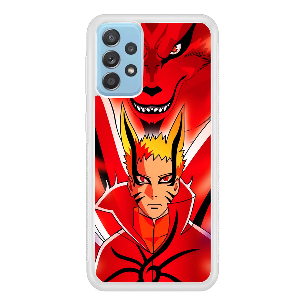 Naruto Baryon Mode x Kurama Samsung Galaxy A52 Case