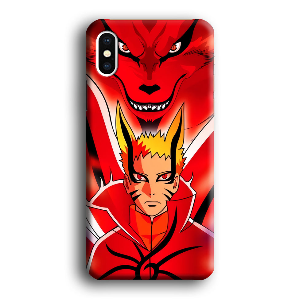 Naruto Baryon Mode x Kurama iPhone X Case