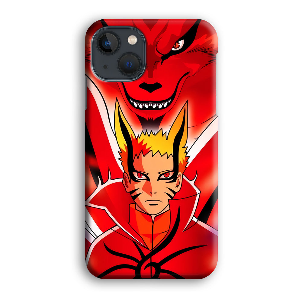 Naruto Baryon Mode x Kurama iPhone 15 Case