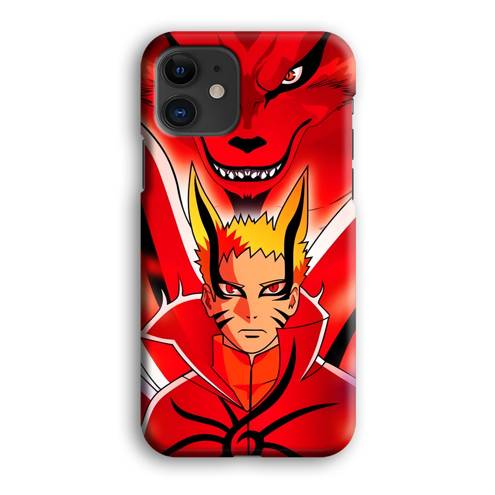 Naruto Baryon Mode x Kurama iPhone 12 Case