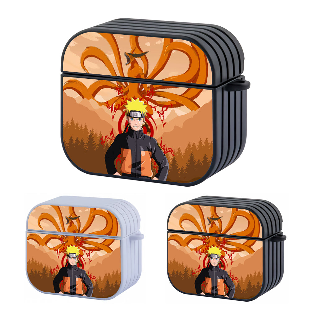 Naruto Seal of Kurama Hard Plastic Case Cover For Apple Airpods 3