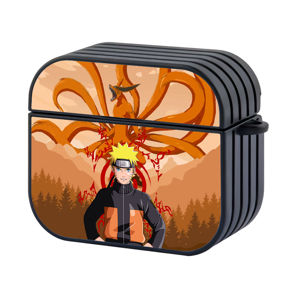 Naruto Seal of Kurama Hard Plastic Case Cover For Apple Airpods 3