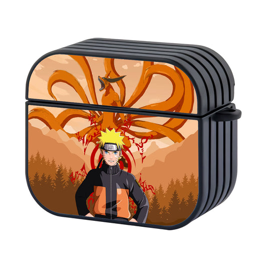 Naruto Seal of Kurama Hard Plastic Case Cover For Apple Airpods 4 - Ezzystore