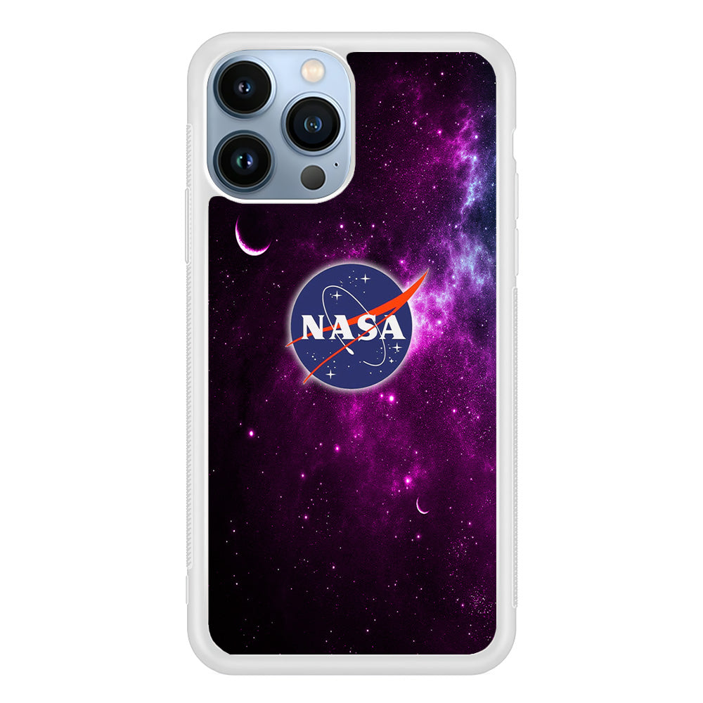 Nasa Purple Space Logo iPhone 15 Pro Case