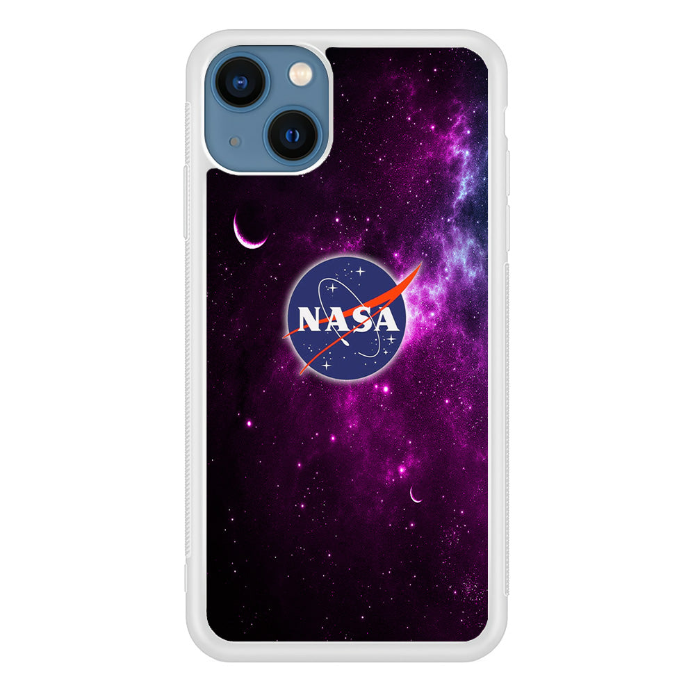 Nasa Purple Space Logo iPhone 15 Plus Case
