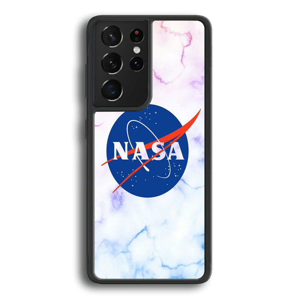 Nasa Logo Marble Samsung Galaxy S22 Ultra Case - Ezzystore