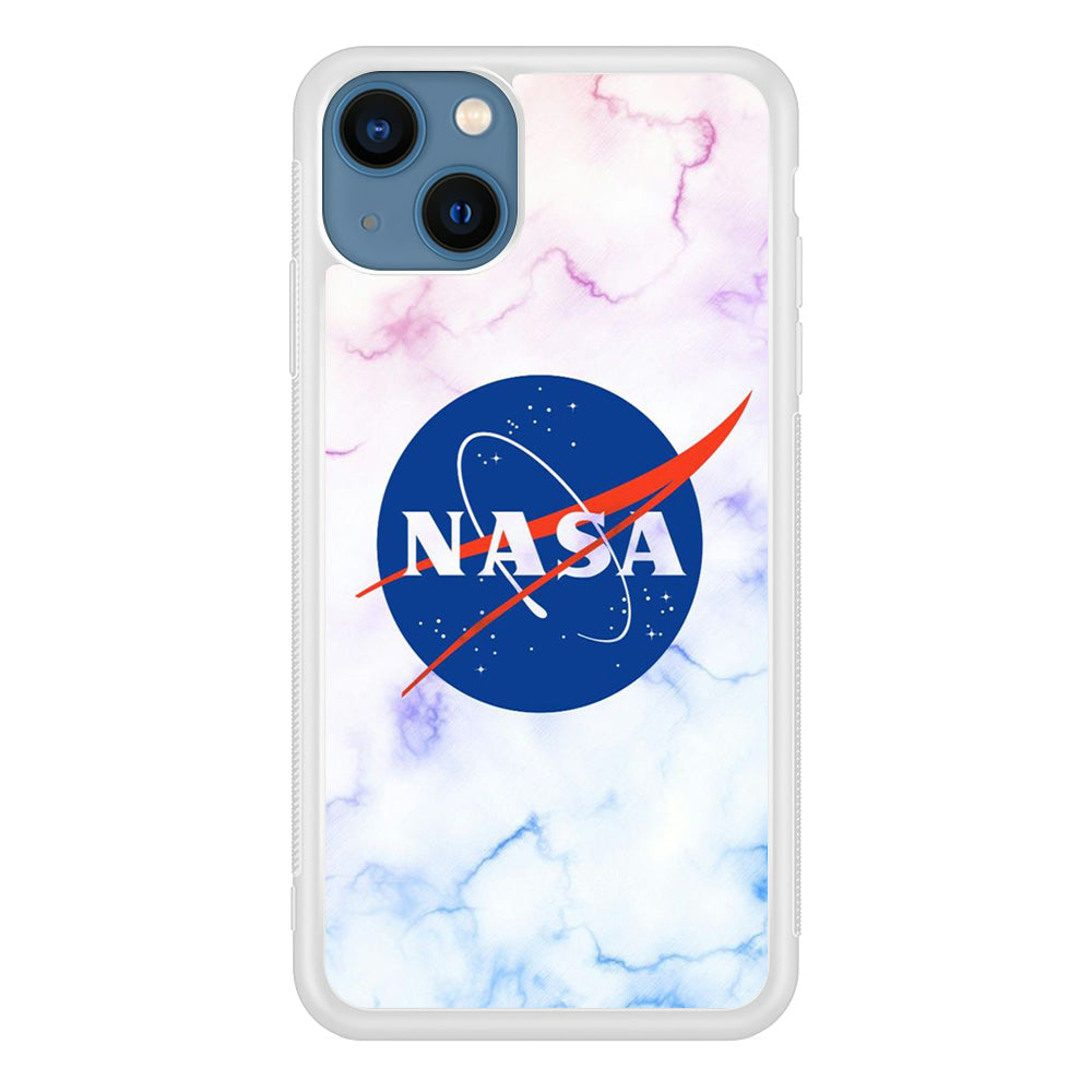 Nasa Logo Marble iPhone 14 Plus Case
