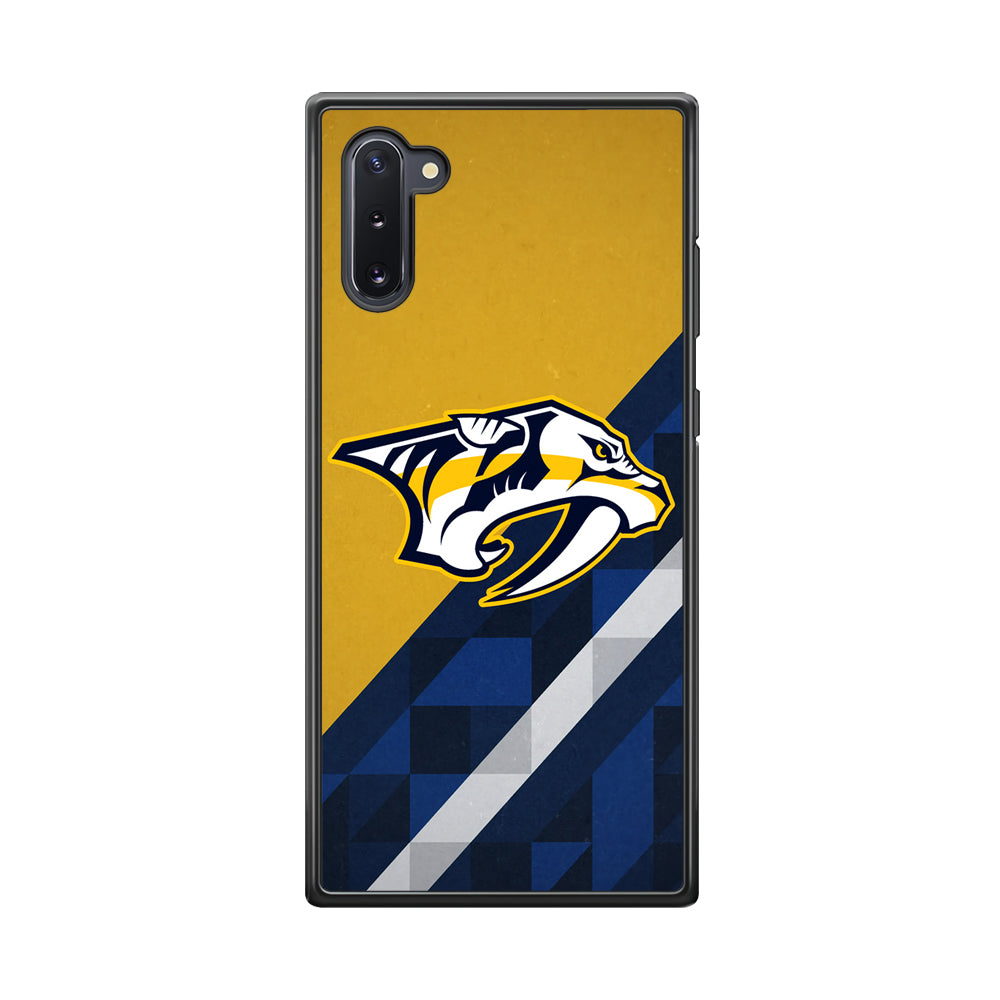 Nashville Predators Abstract Pattern Samsung Galaxy Note 10 Case