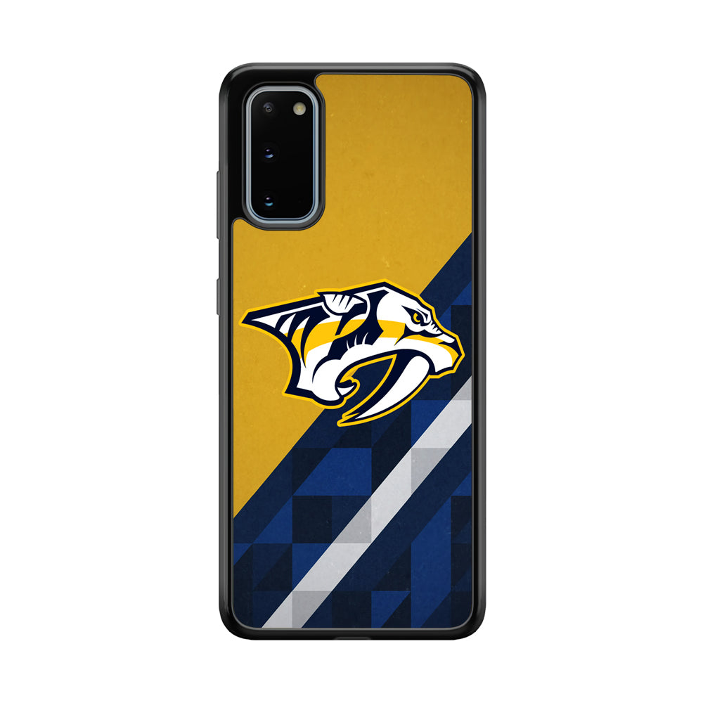Nashville Predators Abstract Pattern Samsung Galaxy S20 Case