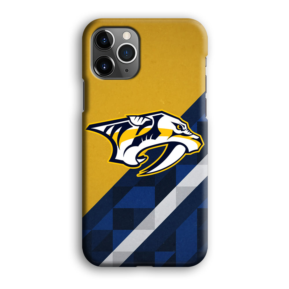 Nashville Predators Abstract Pattern iPhone 12 Pro Case