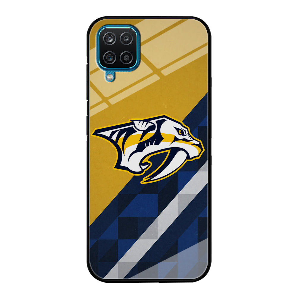 Nashville Predators Abstract Pattern Samsung Galaxy A12 Case