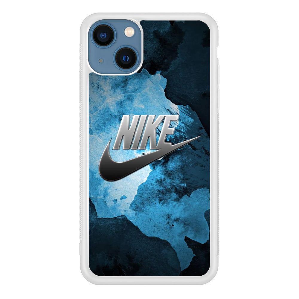 Nike Blue Marble Symbol iPhone 15 Case
