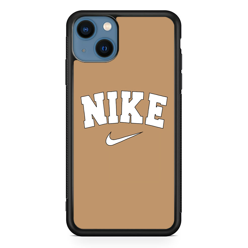 Nike Chocolate Word iPhone 15 Plus Case