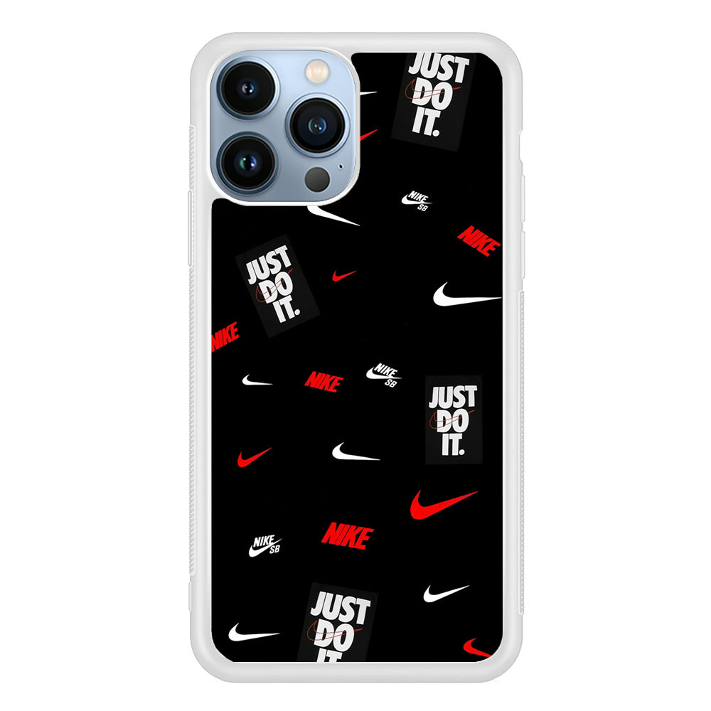 Nike Collage Of Emblem Icon iPhone 15 Pro Case