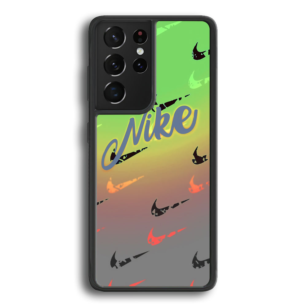 Nike Gradation Green Samsung Galaxy S23 Ultra Case - Ezzystore
