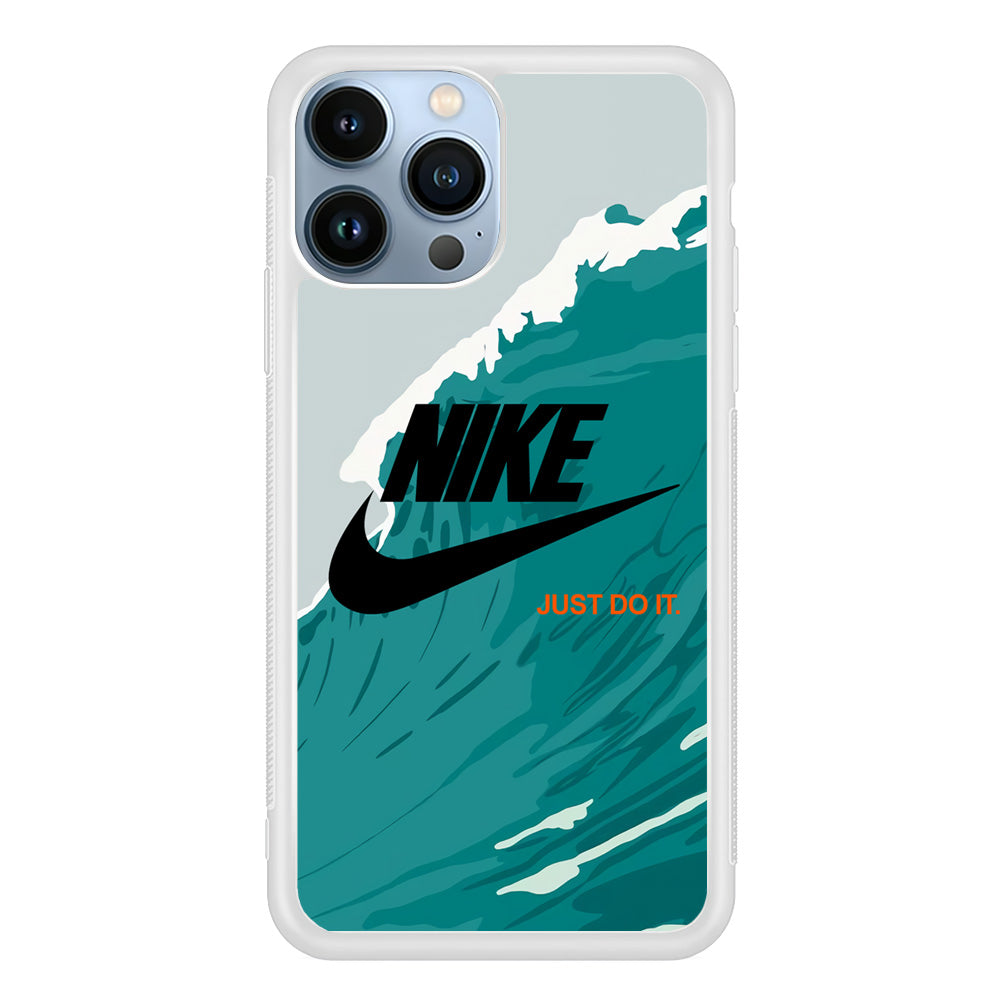 Nike Green Wave iPhone 15 Pro Max Case