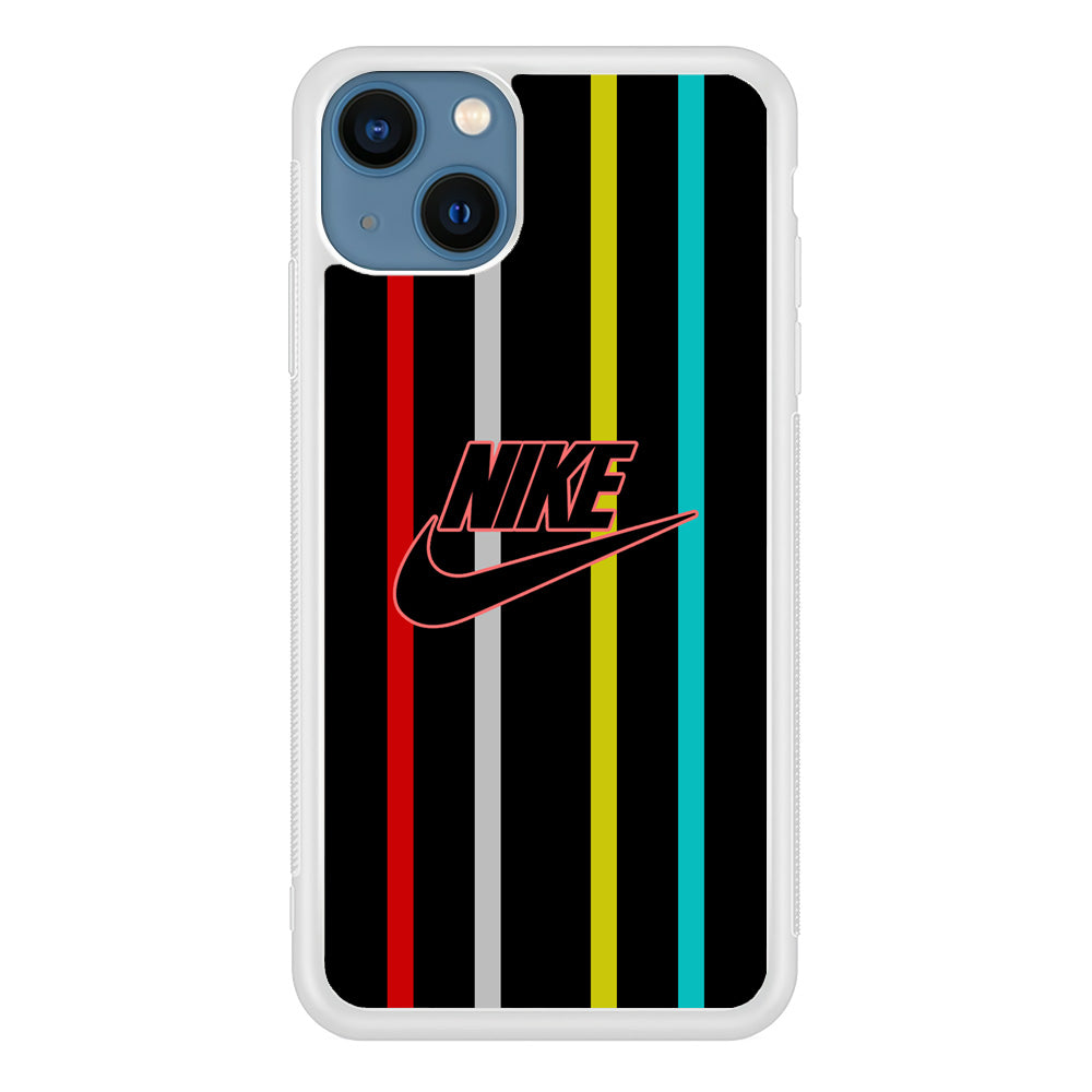 Nike Stripe Four Colour iPhone 15 Case