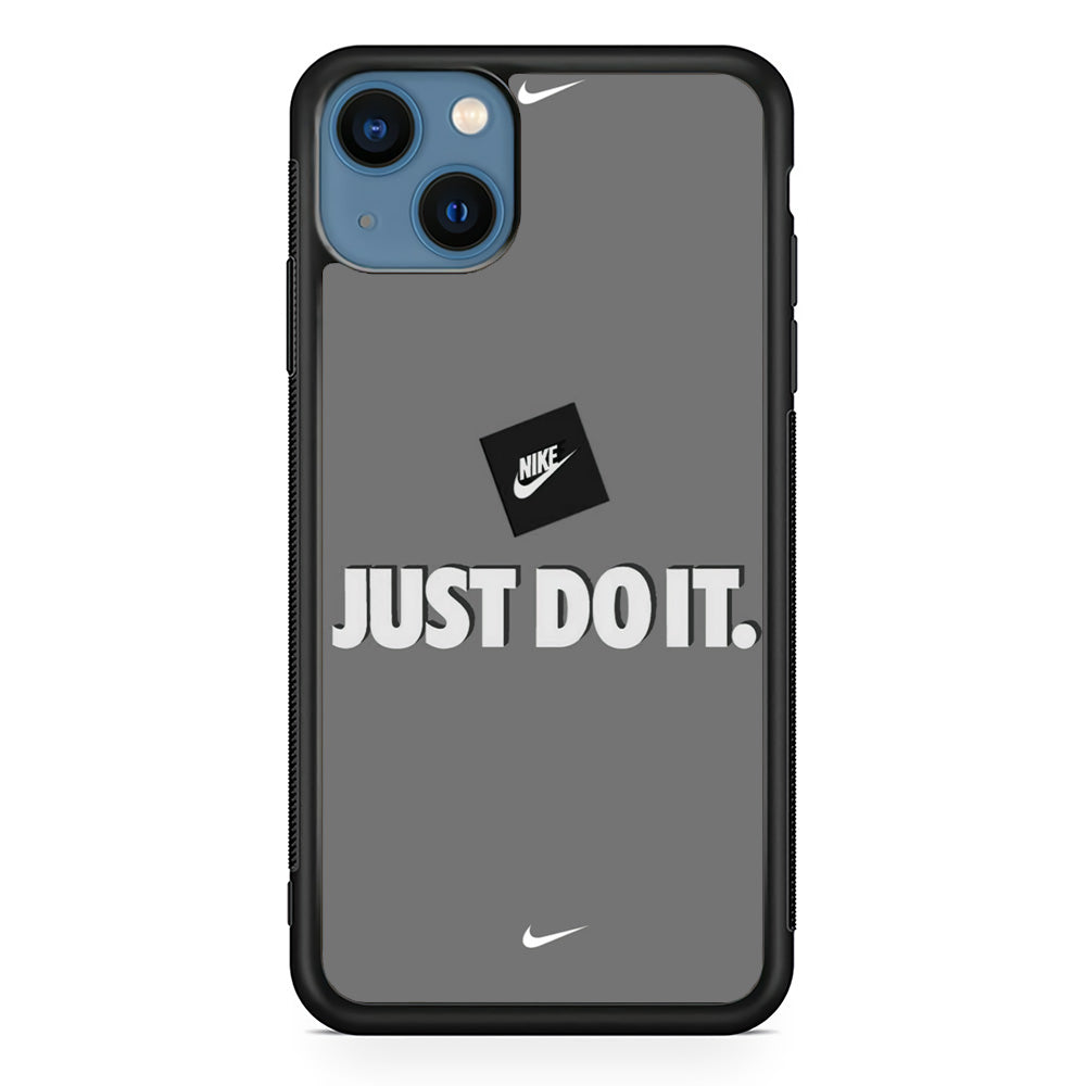 Nike Word Grey iPhone 15 Plus Case
